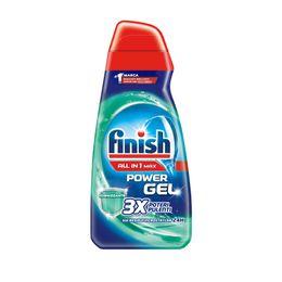 Finish Power Gel ALL IN 1 MAX 3X Poteri Pulenti sui residui incrostati da 24h